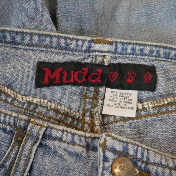 Vintage Mudd Y2K NEW Flare Denim Jeans Size 11 - Picture 8 of 9